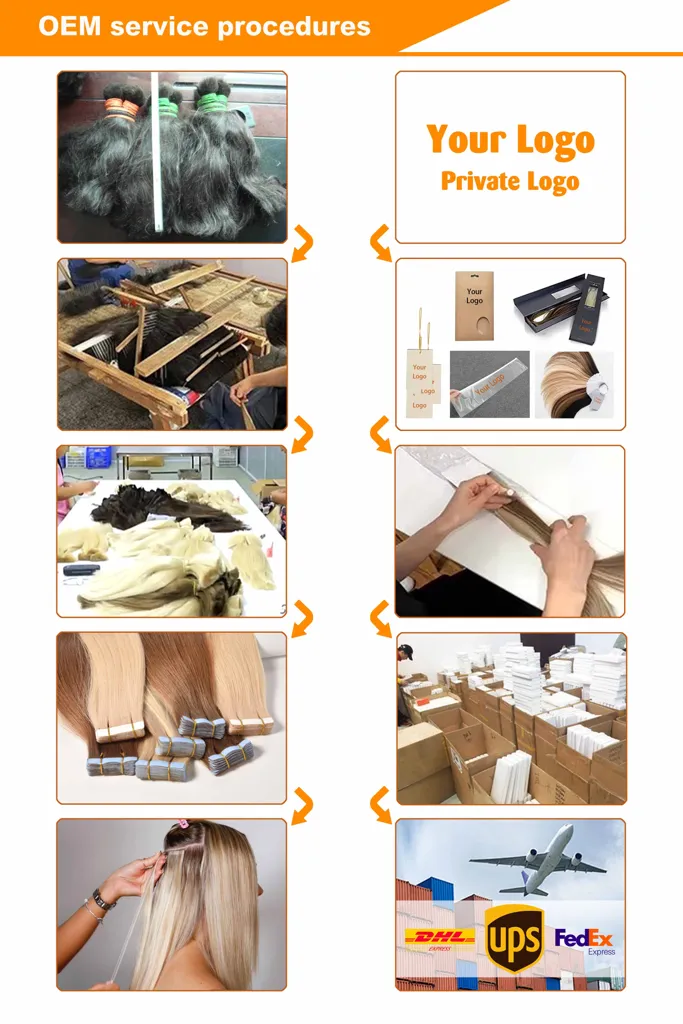 Hopeshair custom private label packaging