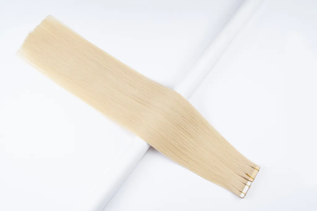 Tape-In Extensions White Tape 5